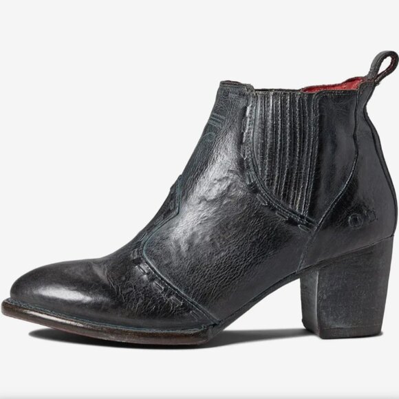 NEW BED/STU Made In Mexico Leather Brie Boots in black for womens 825 9m5 - Picture 5 of 9